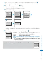 Предварительный просмотр 315 страницы Docomo FOMA SO702i Manual