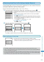 Предварительный просмотр 317 страницы Docomo FOMA SO702i Manual