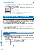 Предварительный просмотр 318 страницы Docomo FOMA SO702i Manual