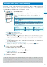 Предварительный просмотр 49 страницы Docomo FOMA SO902I User Manual