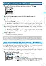 Предварительный просмотр 65 страницы Docomo FOMA SO902I User Manual