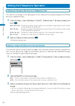 Предварительный просмотр 74 страницы Docomo FOMA SO902I User Manual