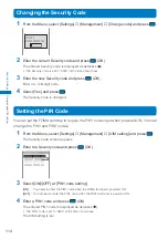 Предварительный просмотр 116 страницы Docomo FOMA SO902I User Manual