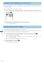 Предварительный просмотр 212 страницы Docomo FOMA SO902I User Manual