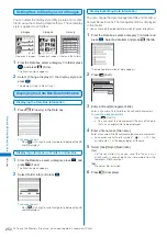 Предварительный просмотр 254 страницы Docomo FOMA SO902I User Manual