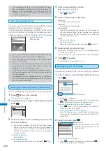 Предварительный просмотр 266 страницы Docomo FOMA SO902I User Manual