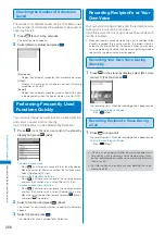 Предварительный просмотр 268 страницы Docomo FOMA SO902I User Manual