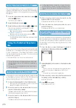 Предварительный просмотр 272 страницы Docomo FOMA SO902I User Manual