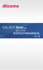 Docomo Galaxy note edge sc-01g Instruction Manual preview