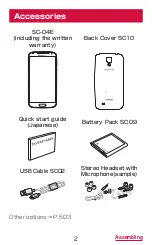 Preview for 4 page of Docomo GALAXY S4 SC-04E Instruction Manual