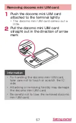 Preview for 59 page of Docomo GALAXY S4 SC-04E Instruction Manual