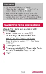 Preview for 140 page of Docomo GALAXY S4 SC-04E Instruction Manual