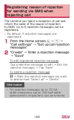 Preview for 191 page of Docomo GALAXY S4 SC-04E Instruction Manual