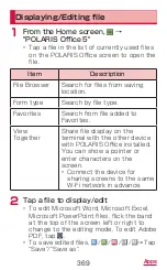 Preview for 371 page of Docomo GALAXY S4 SC-04E Instruction Manual