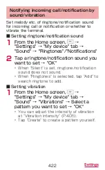 Preview for 424 page of Docomo GALAXY S4 SC-04E Instruction Manual