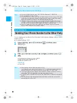 Предварительный просмотр 40 страницы Docomo mova SH506iC Manual