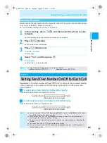 Предварительный просмотр 47 страницы Docomo mova SH506iC Manual