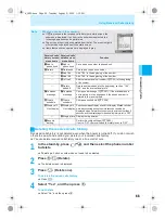 Предварительный просмотр 57 страницы Docomo mova SH506iC Manual