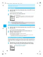 Предварительный просмотр 82 страницы Docomo mova SH506iC Manual