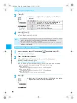 Предварительный просмотр 90 страницы Docomo mova SH506iC Manual