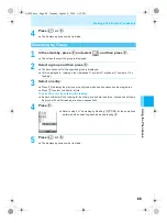 Предварительный просмотр 91 страницы Docomo mova SH506iC Manual