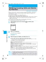 Предварительный просмотр 100 страницы Docomo mova SH506iC Manual