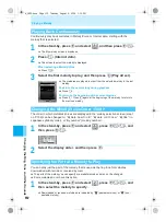 Предварительный просмотр 114 страницы Docomo mova SH506iC Manual