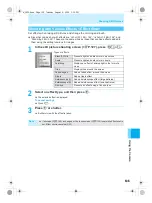 Предварительный просмотр 137 страницы Docomo mova SH506iC Manual