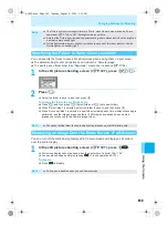 Предварительный просмотр 145 страницы Docomo mova SH506iC Manual