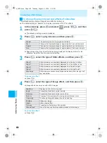 Предварительный просмотр 154 страницы Docomo mova SH506iC Manual