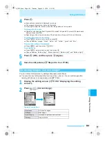 Предварительный просмотр 163 страницы Docomo mova SH506iC Manual