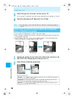 Предварительный просмотр 164 страницы Docomo mova SH506iC Manual