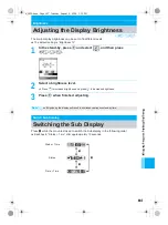 Предварительный просмотр 189 страницы Docomo mova SH506iC Manual