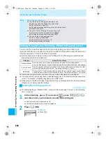 Предварительный просмотр 210 страницы Docomo mova SH506iC Manual