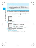 Предварительный просмотр 224 страницы Docomo mova SH506iC Manual