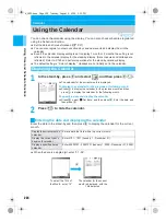 Предварительный просмотр 226 страницы Docomo mova SH506iC Manual