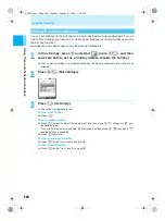 Предварительный просмотр 228 страницы Docomo mova SH506iC Manual