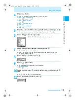 Предварительный просмотр 231 страницы Docomo mova SH506iC Manual