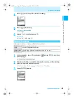 Предварительный просмотр 243 страницы Docomo mova SH506iC Manual