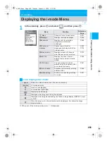 Предварительный просмотр 257 страницы Docomo mova SH506iC Manual