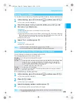 Предварительный просмотр 277 страницы Docomo mova SH506iC Manual