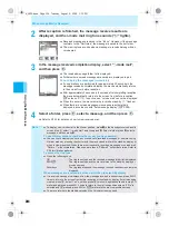 Предварительный просмотр 316 страницы Docomo mova SH506iC Manual