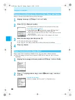 Предварительный просмотр 320 страницы Docomo mova SH506iC Manual