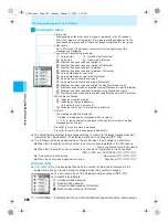 Предварительный просмотр 332 страницы Docomo mova SH506iC Manual