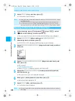 Предварительный просмотр 356 страницы Docomo mova SH506iC Manual