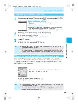 Предварительный просмотр 369 страницы Docomo mova SH506iC Manual