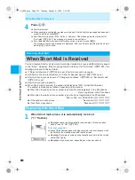 Предварительный просмотр 376 страницы Docomo mova SH506iC Manual