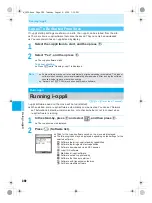 Предварительный просмотр 394 страницы Docomo mova SH506iC Manual