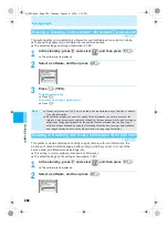 Предварительный просмотр 396 страницы Docomo mova SH506iC Manual