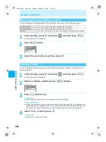 Предварительный просмотр 406 страницы Docomo mova SH506iC Manual